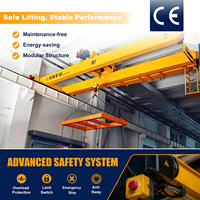 European Standard 10T 20T 32T 50T Single Double Girder Overhead Crane with VFD Control and ISO Certified for Modern Workshops