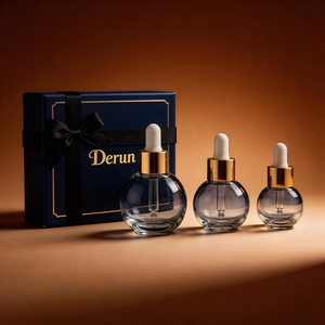 Envase de Lujo para Esmalte de Uñas con Líquido Esencial, 10ml 20ml 30ml 50ml, Botella de Vidrio Transparente con Base Esférica y Gotero - Product Image 4