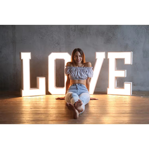 2025ไฟ LED แบล็คไลท์สัญลักษณ์ตัวอักษร LED ด้านหลังแบบแม่เหล็กไฟ LED ตัวอักษรแบล็คไลท์สไตล์ใหม่ - Product Image 6