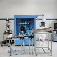Máquina de serigrafía de carga completamente automática LC para PET, PP y vasos de papel para agua, café, té con leche y vasos desechables
