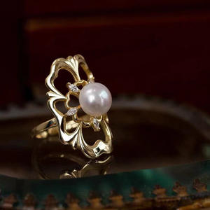 ขาตั้งแหวนเงินแท้ S925 ดีไซน์สวยหรู สำหรับงาน DIY ประดับมุก ขนาด 10-13 มม. รุ่น 10398-เครื่องประดับเงินทันสมัย - Product Image 3