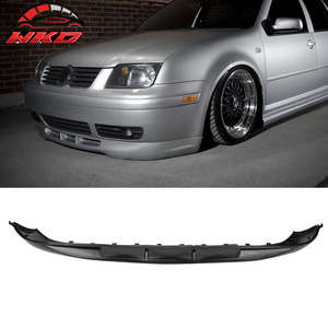 Compatible con Volkswagen VW Jetta 99-05, Estilo 20AE, Labio de Parachoques Delantero, Sin Pintar, Negro, PU, Autopartes, Accesorios Automotrices - Product Image 1