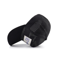 Casquettes ajustables pour hommes de qualité supérieure en tissu Oxford Dobby Camo à motif de fruits, logo de marque personnalisé, résistantes à l'eau, tissu perforé au laser