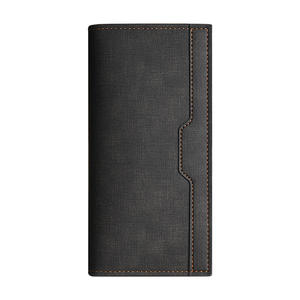 Vintage Men's Short Wallet PU Leather Coin <b>Purse</b> with Open Closure Letter Pattern Polyester Lining Large Capacity Card Holder - Product Image 6