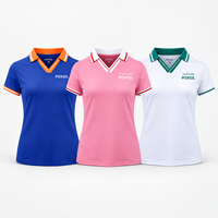 Polo d'entraînement de football personnalisé, multicolore, manches courtes, haut d'équipe, logo personnalisé pour clubs, écoles, académies, fourniture OEM