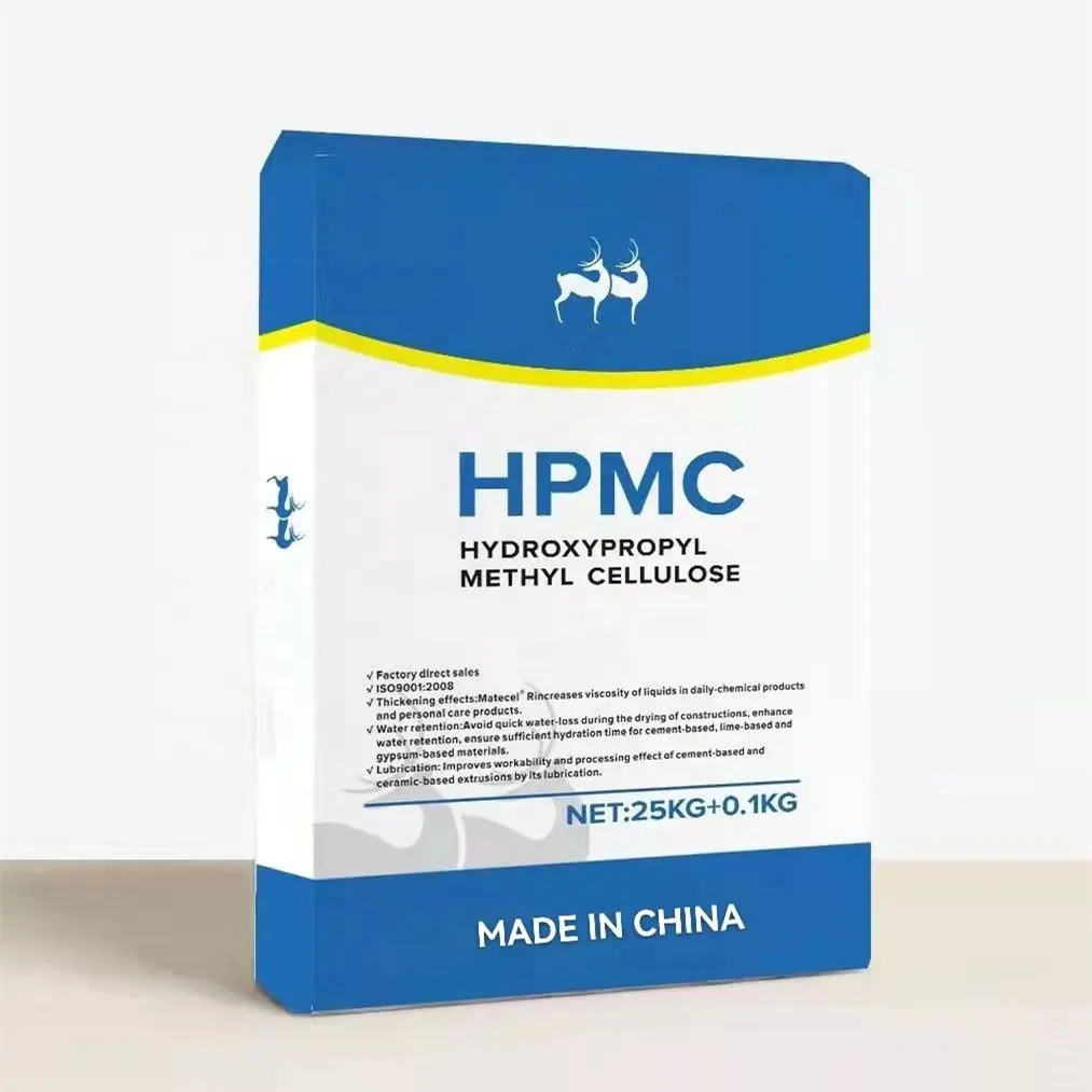 Haute Viscosité HPMC hydroxypropyl méthyl cellulose Épaississant Pour mastic poudre