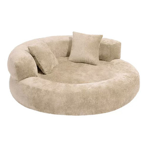 Customized Plush Dog <strong>Bed</strong> Soft Comfortable and Warm Round <strong>Pet</strong> cat <strong>Bed</strong> Medium and <strong>Small</strong> Dog Sofa <strong>Bed</strong> Doughnut - Product Image 1