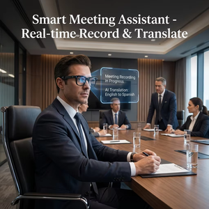 Gafas Inteligentes Temkong con IA, Cámara HD 1080P, Captura de Video y Fotos, Traducción en Tiempo Real, Grabación, Asistente IA, <span class=keywords><strong>Audio</strong></span> de Oreja Abierta - Product Image 5