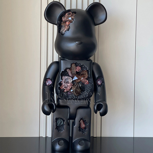 Sculpture de Figurine d'Ours Violent Créative et Pratique, Grande Sculpture de Dessin Animé pour la Décoration du Salon et de l'Entrée - Product Image 1
