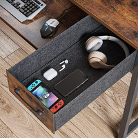 Matériau de couleur personnalisable avec plateau tiroir de rangement ordinateur bureau poste de travail