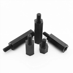 Juego de tornillos espaciadores de nailon negro M2, M2.5, M3, M4, tuercas hexagonales, pilares de soporte para PCB, pernos de columna para placa base - Product Image 3