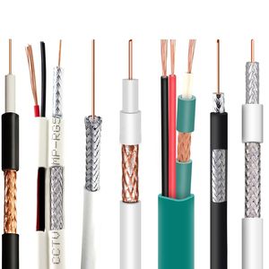 Güç 2C 2DC koaksiyel kablo KX7 kablosu ile fransa popüler çıplak bakır CCTV kablosu KX7 KX6 - Product Image 6