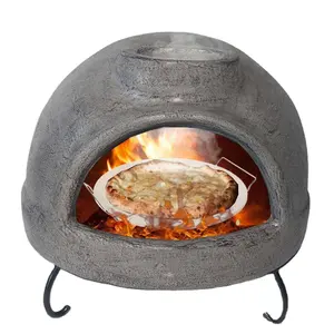 Nhà Máy Trực Tiếp Bán Buôn Đẹp Clay Pizza Lò Với Pizza Đá