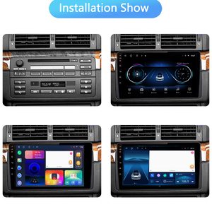 Radio de Coche Android 9'' IPS 1Din, Estéreo con GPS, Navegación para <span class=keywords><strong>BMW</strong></span> Serie 3 <span class=keywords><strong>E46</strong></span> M3 1998-2006, Reproductor Multimedia DSP, Carplay, 4G LTE, WIFI - Product Image 2