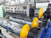Machine d'extrusion de feuilles PET PP PVC HDPE 900 mm |   Extrudeuse à double vis 44:1 L/D, 250 kW, pour thermoformage