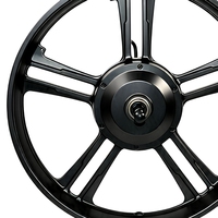 Kit de conversion de vélo électrique Reliago 48V 750W avec roue à pneu large 20x4.0, moteur de moyeu arrière sans balais à engrenages, écran LCD et poignée de commande rotative