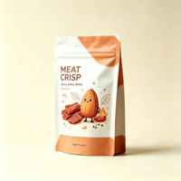 Sachet d'emballage personnalisé refermable avec fermeture éclair en BOPP/VMPET/PE, imprimé numériquement, pour snacks, bonbons et aliments
