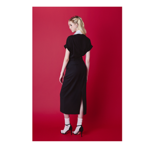 Falda plisada de alta calidad para mujer En stock Conjunto de Falda plisada Falda larga Material ecológico Enzo & Leo Vietnam Factory - Product Image 1