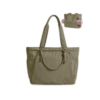 Bolsa de Yoga y Pilates para Mujer |   Bolso Bandolera de Poliéster Impermeable Ligero de 23L con Cierre de Cremallera y Asa Anudada para Esterilla de Yoga