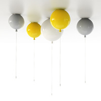 Lustre d'éclairage de plafond pour enfants LED moderne nordique pour salon avec décor de lampes de plafond de ballon à bulles colorées