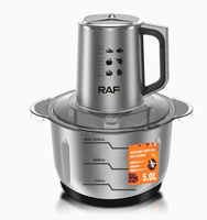 Robot culinaire RAF 5L en acier inoxydable avec bol mélangeur, mixeur électrique domestique