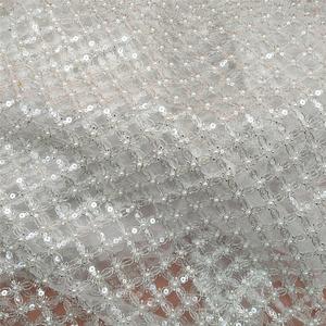 कील सेक्विन कशीदाकारी फीता पोशाक शादी की पोशाक कपड़े निर्माताओं बेचने गर्म नए वर्ग मनके प्लेड अफ्रीकी धुंध स्थायी - Product Image 6