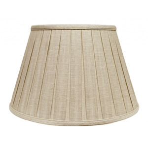16 \ "crema di lino obliquo paralume scatola pieghettato moderna giapponese asiatico decorazione per la casa per uso interno di bambù tessuto paralume cornici - Product Image 3