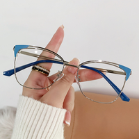 Elegantes Gafas de Sol Plegables con Montura Completa de Metal, Diseño Ojo de Gato, con Incrustaciones de Diamantes, para Mujer, Entrega Rápida, Venta al Por Mayor