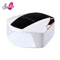 Lampe à ongles UV LED rechargeable abordable 96W, séchoir à ongles professionnel avec batterie 15600 mAh pour usage en salon de manucure et pédicure
