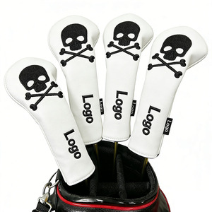 Funda para palo de <span class=keywords><strong>golf</strong></span> de madera (Driver, Fairway, Híbrido) con diseño vintage de calavera u otro patrón, personalizable con logo, de fábrica de equipos de <span class=keywords><strong>golf</strong></span>, para los números 1, 3, 5, 7. - Product Image 1