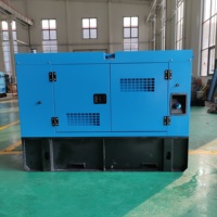 Générateurs diesel silencieux à capot de petite puissance 20kW 25kVA 30kW avec démarrage automatique et démarrage à distance pour centres de commandement sur le terrain et hôtels