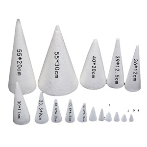 DIY Toy Multi-colored Customizable Christmas Tree Decoration <strong>Polyfoam</strong> &amp; Styrofoam Cone - Product Image 1