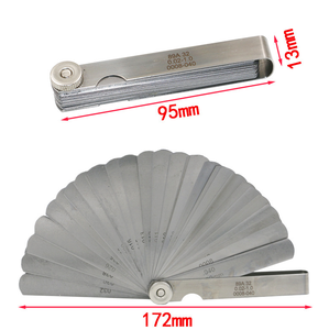 Acier inoxydable 1 Pack Jauge D'épaisseur avec 32-Lame 0.02-1.0mm pour Impériale L'écart D'épaisseur ou Largeur <span class=keywords><strong>mesure</strong></span> - Product Image 6
