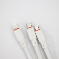 Câbles de charge rapide et de données USB Type-C vers Micro USB 6.0 DT 120W 6A pour iPhone 6/7/X/12/13/14/15 et ordinateur (cuivre pur)