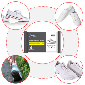 Lingettes nettoyantes jetables pour chaussures blanches et baskets, lingettes nettoyantes personnalisées à action rapide - Product Image 2