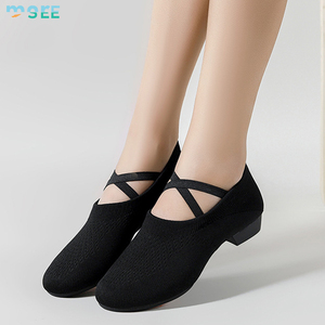 SeeMore Griffe de chat chaussures souples corps adulte chaussures de <span class=keywords><strong>danse</strong></span> latine enfant pratique formation <span class=keywords><strong>classique</strong></span> chaussures de <span class=keywords><strong>danse</strong></span> du ventre - Product Image 4