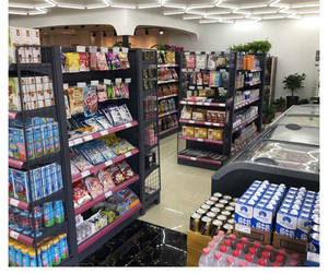 Nhà Máy Tùy Chỉnh Sử Dụng Siêu Thị Gondola Kệ Cửa Hàng Bán Lẻ Kệ Kim Loại Hiển Thị Kệ Hàng Tạp Hóa Giá - Product Image 6