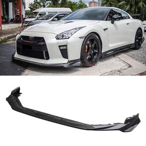 Para Nissan R35 2017+ Extensión de alerón delantero VRS de fibra de carbono, labio divisor y faldones laterales para tuning automotriz - Product Image 1