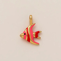 Nouveau Charm en Laiton Personnalisable DIY, Mignon Animal 3D (Chien, Canard, Licorne, Poisson, Serpent), Pendentif 14K, Créez Votre Propre Design, Cadeau pour la Fabrication de Bijoux