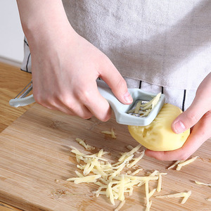 Multi Functional Peeler With Shredder Blade For Fruit Vegetable Kitchen Tool 3 Pack Pink Beige Blue - Product Image 3