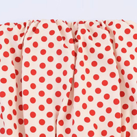 Nouvelle Robe Mini Tube Vintage Française en Satin à Pois Coupe Slim Sans Bretelles Été 2026
