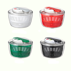 Outil de cuisine Séchoir à fruits et légumes Pompe à une main facile Passoire à légumes en plastique <span class=keywords><strong>Essoreuse</strong></span> manuelle à <span class=keywords><strong>salade</strong></span> de légumes - Product Image 4