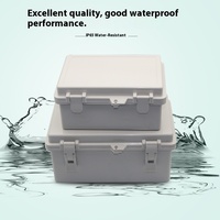 Boîte de jonction en plastique ABS étanche IP65 couvercle rabattable de type boucle joint étanche boîtier d'instrument de protection pour PC extérieur