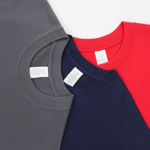 Premium Custom Logo 230GSM 100% algodón hombres cuello redondo Camiseta transpirable de gran tamaño liso teñido Casual camiseta para hombres - Product Image 1