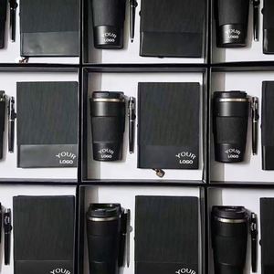 2026 New Design Customized Logo Set Promotional Notebook Thermos <b>Cup</b> and Pen Personalized Corporate Business Gift Sets - Product Image 2