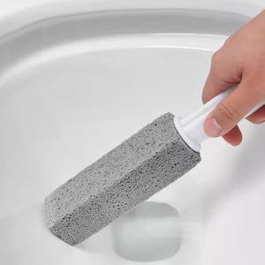 Cepillo de Piedra Pómez con Mango Largo y Fuerte Desincrustante para Limpieza sin Ángulos Muertos, Eliminación de Manchas de Orina y Suciedad Amarilla - Product Image 4