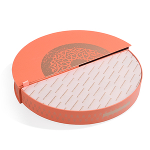 Custom Printing Rigid Cardboard Round Confectionery Cookie Paper Boxes Luxury Chocolate Packaging Box With <strong>Dividers</strong> - Product Image 5