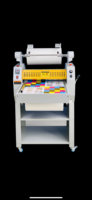Machine de plastification électrique automatique avec alignement des bords et découpe, format A3/A4, pour bois, vitesse 10 m/min, 3 mil