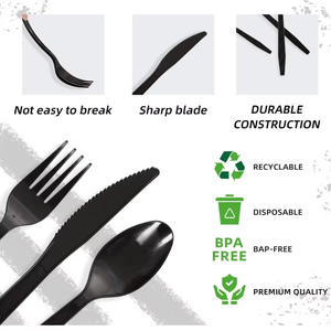<span class=keywords><strong>Vaisselle</strong></span> <span class=keywords><strong>en</strong></span> <span class=keywords><strong>plastique</strong></span> <span class=keywords><strong>jetable</strong></span> écologique de gros Poids léger PP/PS/PLA Ustensiles pour les compagnies aériennes - Product Image 5