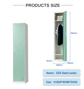 Casiers à 1 porte en métal acier <span class=keywords><strong>vertical</strong></span> vêtements armoire de rangement salle de sport <span class=keywords><strong>casier</strong></span> à porte unique - Product Image 6